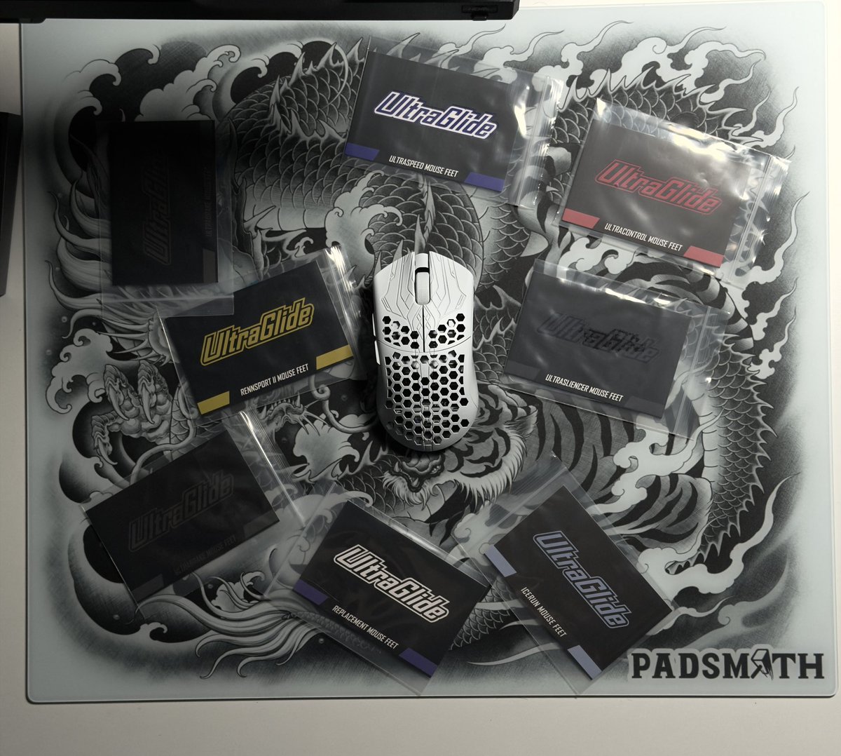 praisextsy's tweet photo. Can‘t wait to try out all of these Ultraglide Mouse Skates in my main games.
Huge thanks to @bugamimo for sending me these. 🙂‍↕️🙏
#desksetup https://t.co/0B3BMEDsmb