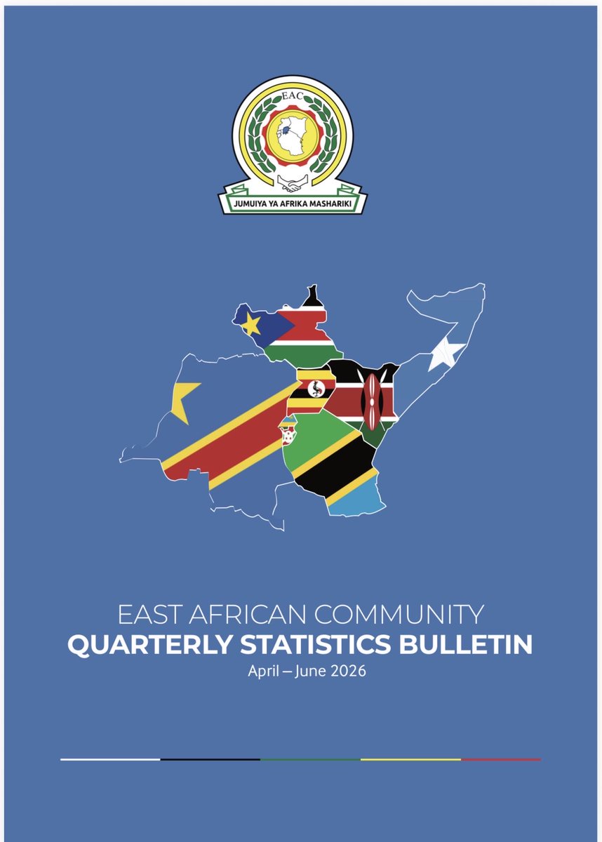 jumuiya's tweet photo. 📊𝐋𝐀𝐓𝐄𝐒𝐓 𝐄𝐀𝐂 𝐓𝐑𝐀𝐃𝐄 𝐒𝐓𝐀𝐓𝐈𝐒𝐓𝐈𝐂𝐒 | 𝐐𝟐 𝟐𝟎𝟐𝟔
𝐴𝑝𝑟𝑖𝑙–𝐽𝑢𝑛𝑒 2026

📌 EAC Total trade reached USD 52.3 billion, up 37% compared with Q2 2025.

🔹 Exports rose by 41.3% to USD 26.3 billion, while imports increased by 32.9% to USD 26.0 billion, resulting in a USD 0.3 billion trade surplus.

🔹 Exports to African markets grew by 44.3% to USD 7.2 billion, while intra-EAC exports increased by 33.2% to USD 3.2 billion.

🟤 China remained the region’s largest individual export destination and source of imports. Exports to China nearly doubled to USD 10.7 billion, while imports rose to USD 7.1 billion.

☘️ The UAE and South Africa were also major export destinations, while India, the UAE, Saudi Arabia, the United States and Japan were among the leading sources of imports.

📖 Explore the latest figures and what they tell us about the region’s evolving trade relationships.

👉 Read the full press release: https://t.co/34yV2ibF84

📘 Access EAC Quarterly Statistics Bulletins https://t.co/jUjVslIAza

@EACStatistics