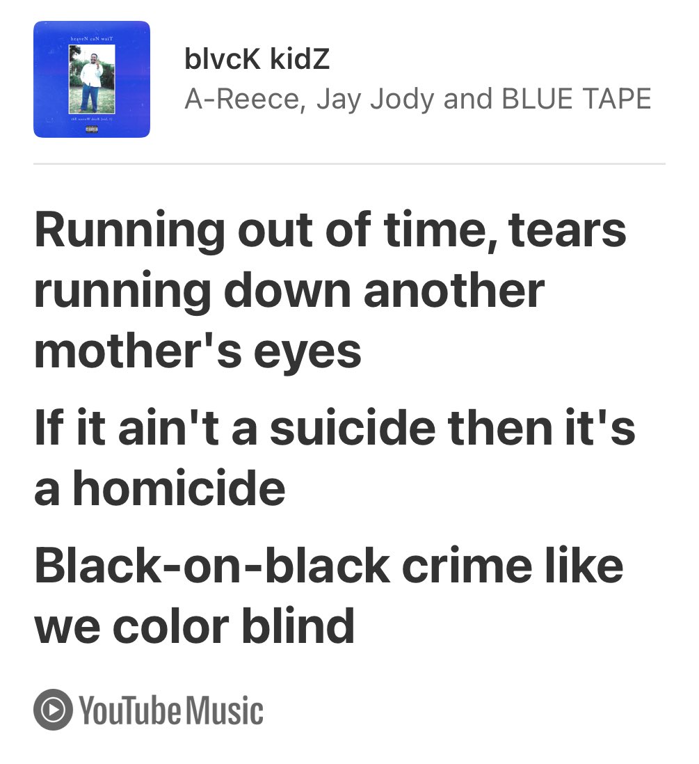 LyricsAfrican's tweet photo. blvcK kidZ by @reece_youngking  ft @OriginalJayJody (BLUE TAPE) https://t.co/HHsCIXjj20
