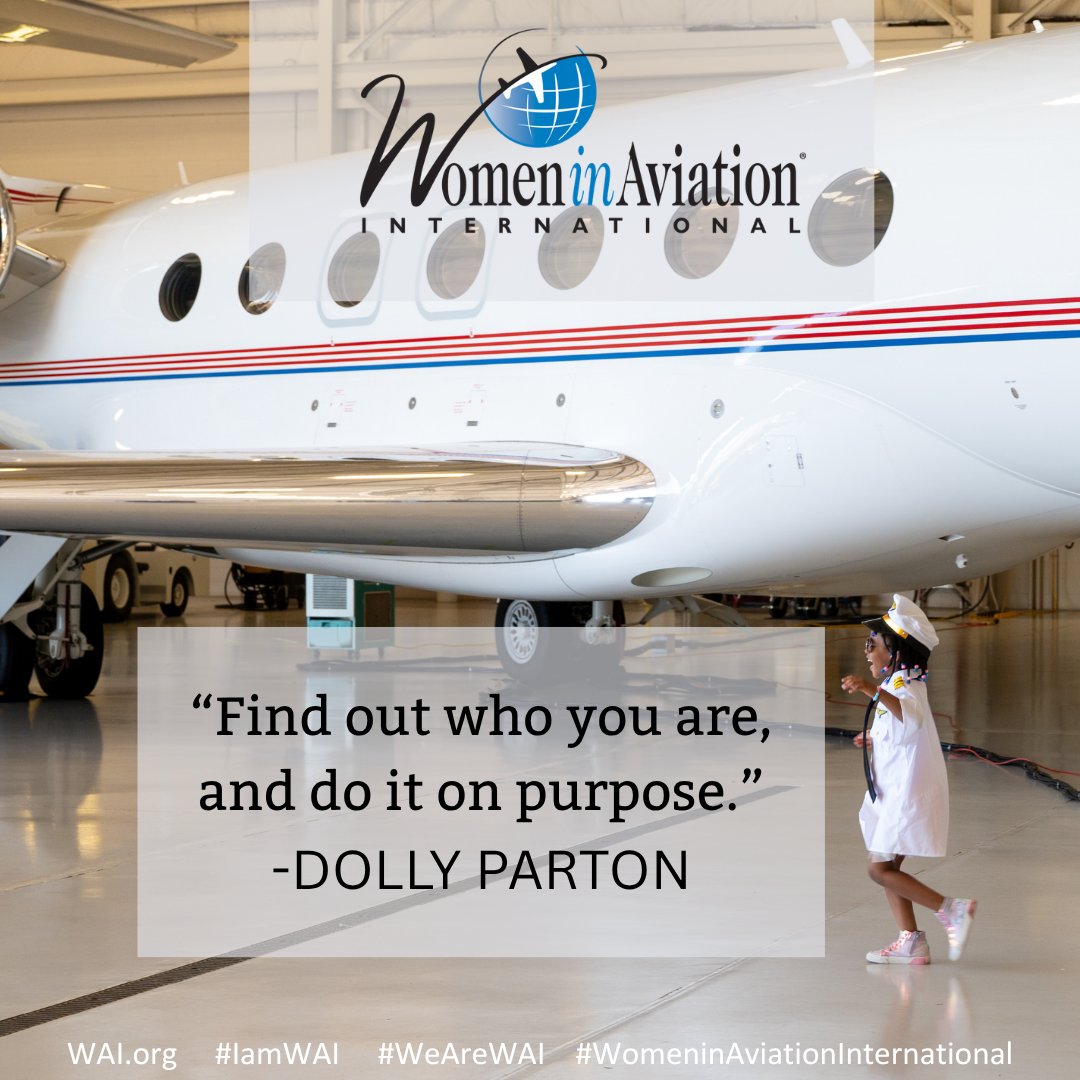 WomenInAviation's tweet photo. #WiseWordsWednesdays #IamWAI #WeAreWAI #WomeninAviationInternational #WomeninAviation https://t.co/2OsTeWkBXF