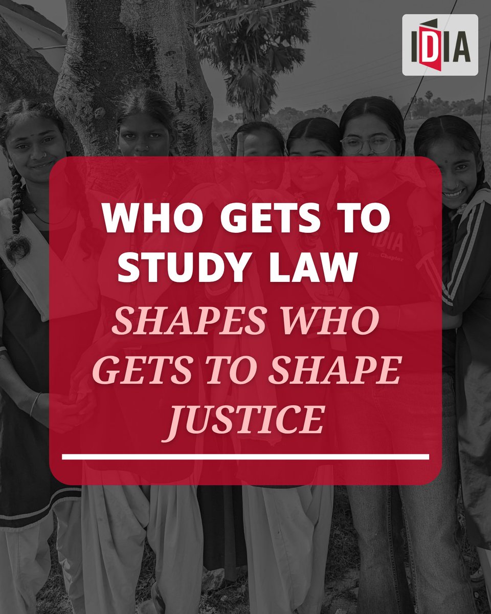 IDIALaw's tweet photo. Access to legal education is often reduced to one question: can a student get into law school?

But the more important question is what happens before and what happens after it.

Can they discover law as a career? Can they prepare well enough to compete? Can they afford to complete the degree? Can they navigate law school without the networks others take for granted? Can they find a way into the profession?

Looking at access this way changes the conversation.

It moves us from simply asking who gets admitted to asking what it takes for talent to actually make it through.

That is the perspective behind IDIA's (Increasing Diversity by Increasing Access to Legal Education)  work.

Follow the series to see how the model works.

#IDIA #DiversityInLaw #AccessToJustice #LegalEducation #LawStudents