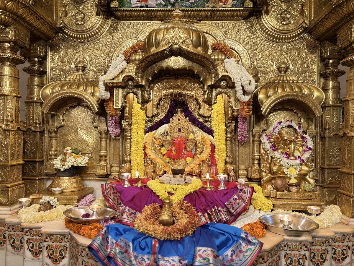 SVTMumbai's tweet photo. 🙏गणपती  बाप्पा मोरया 🌺मंगलमूर्ती मोरया 🙏१६/०९/२०२६
🙏Ganapati Bappa Moraya 🌺 Mangalmurti Moraya  🙏 16/09/2026 https://t.co/JNI5Jm79ih