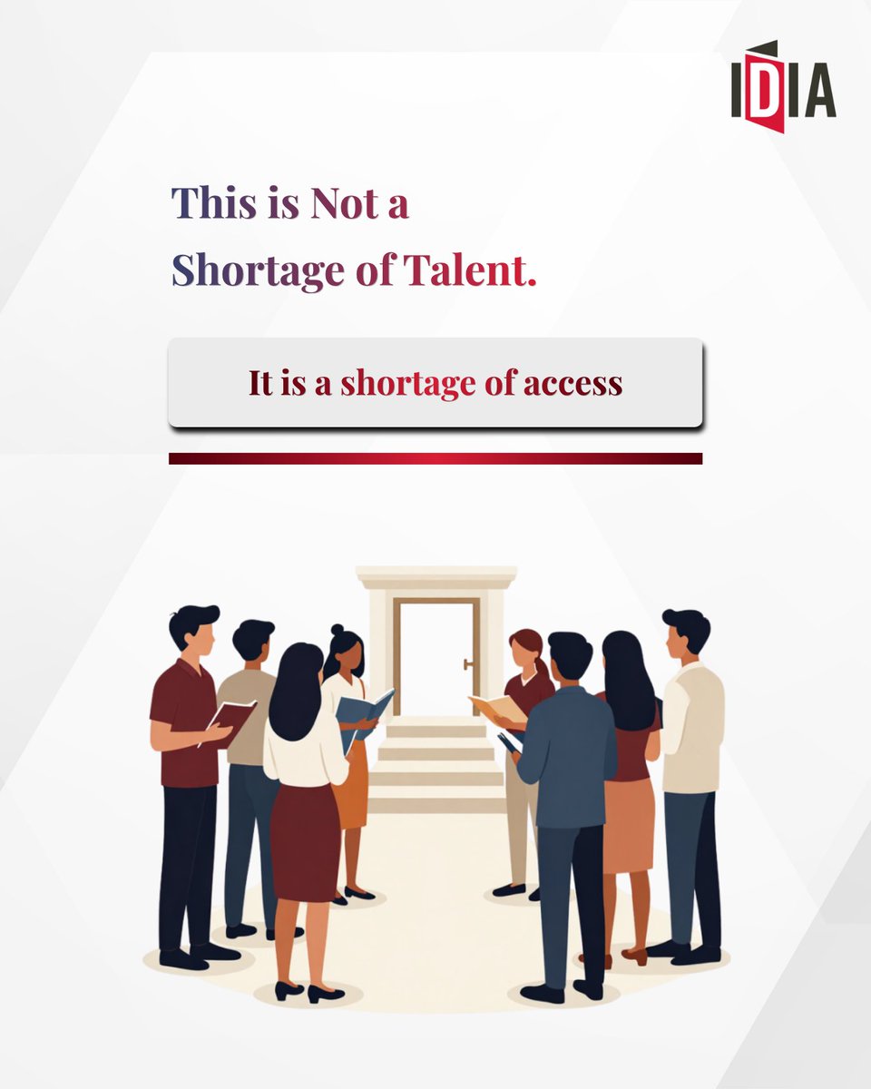 IDIALaw's tweet photo. Access to legal education is often reduced to one question: can a student get into law school?

But the more important question is what happens before and what happens after it.

Can they discover law as a career? Can they prepare well enough to compete? Can they afford to complete the degree? Can they navigate law school without the networks others take for granted? Can they find a way into the profession?

Looking at access this way changes the conversation.

It moves us from simply asking who gets admitted to asking what it takes for talent to actually make it through.

That is the perspective behind IDIA's (Increasing Diversity by Increasing Access to Legal Education)  work.

Follow the series to see how the model works.

#IDIA #DiversityInLaw #AccessToJustice #LegalEducation #LawStudents