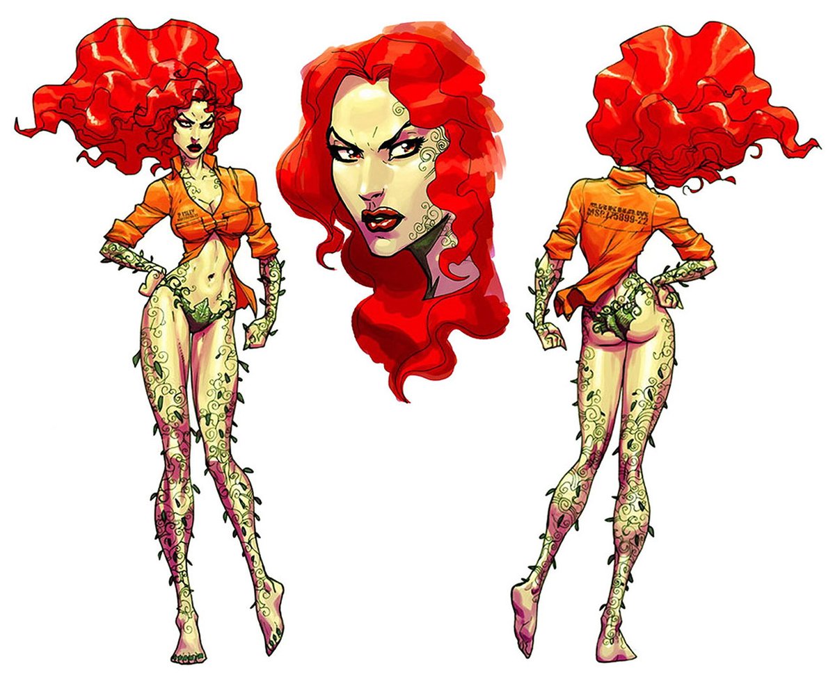 creativeuncut's tweet photo. Poison Ivy, Scarecrow, Bane, and promo art from Batman: Arkham Asylum by artist Carlos D'Anda. 

More art from the game: https://t.co/wo9MGh76FK https://t.co/5p6wR0mHo1