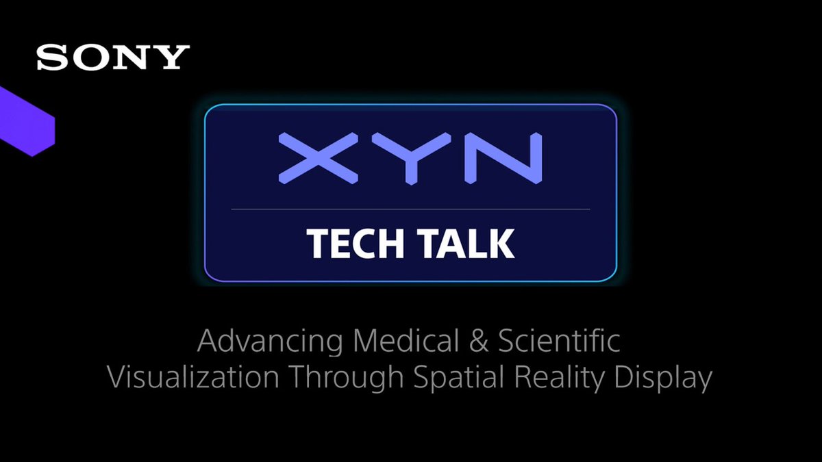 SonyProUSA's tweet photo. @XYNbySony's Tech Talk with industry leaders syGlass &amp; Anatomage discusses how their cutting-edge software integrates with Sony’s Spatial Reality Display to transform complex medical data into immersive, interactive, glasses-free 3D experiences. 
 
Watch: https://t.co/Y7gxBlgJD9 https://t.co/zkiryRGRiE
