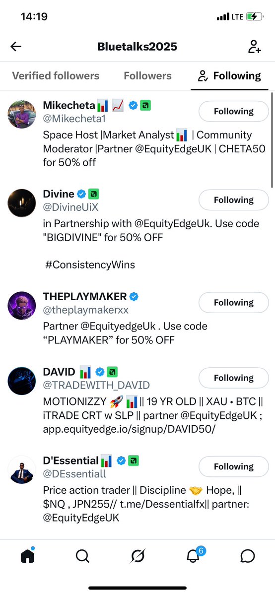 Chelseatalkstv's tweet photo. @TRADEWITH_DAVID @Danieltrades @berkayglife @EquityEdgeUK Following done ✅ 
Like and repost done ✅ 
I pick number 16 ✅ https://t.co/SJrAQJW9Ik