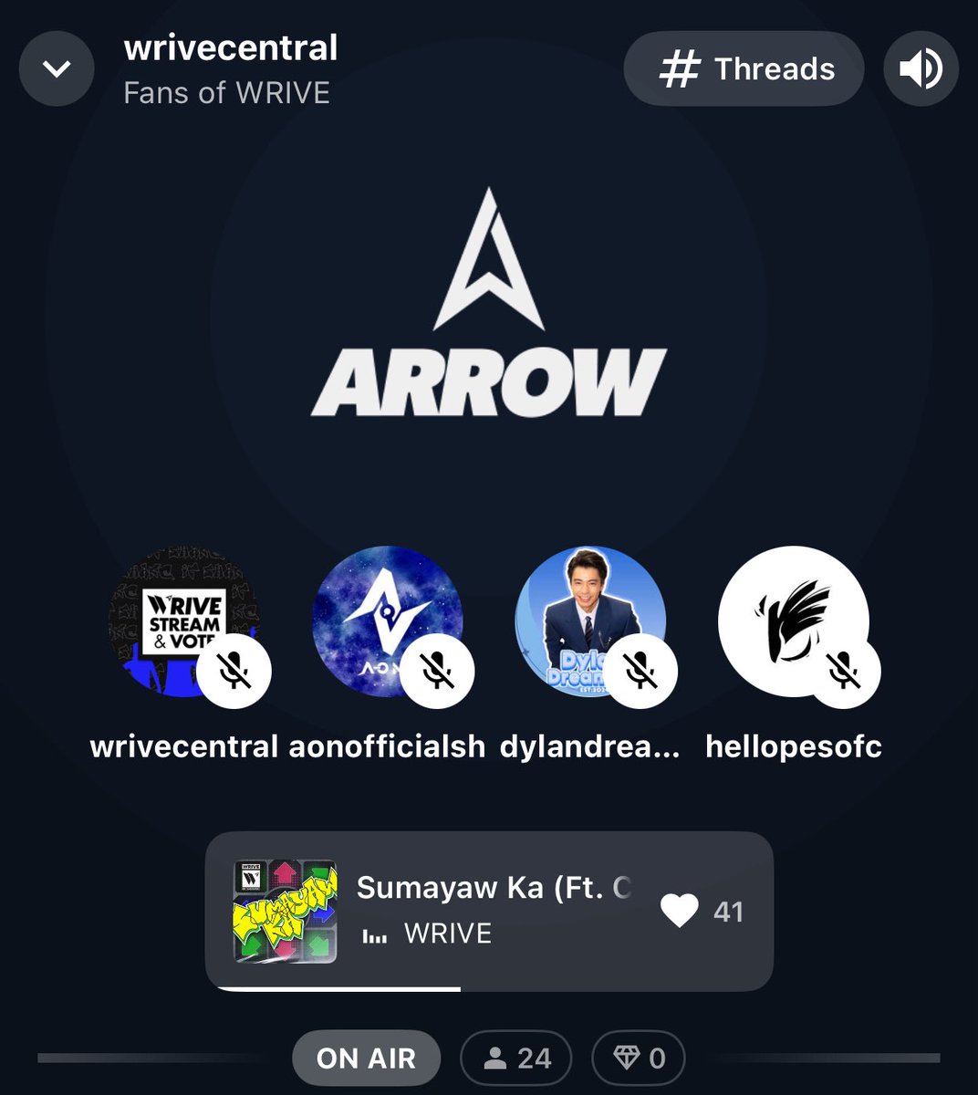 wrivestreamvote's tweet photo. [STREAM] WE’RE ON AIR with @hellopes_ofc @AONsvteam @dylandreamers 

🔗 https://t.co/0lzmIb7Ybx
 
#WRIVE #SumayawKa_WRIVE https://t.co/coAxGJGF4I