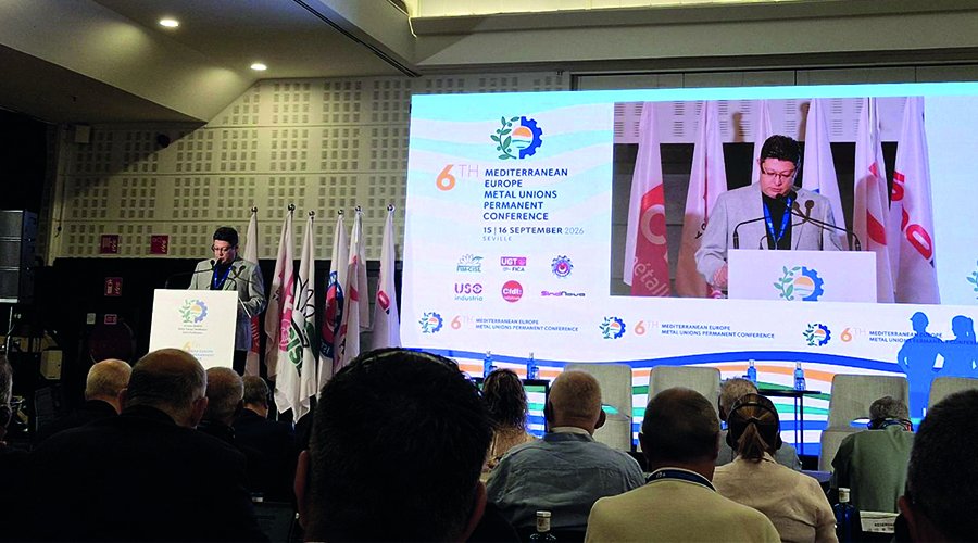 TurkMetalSen's tweet photo. 6. AKDENİZ-AVRUPA METAL SENDİKALARI DAİMİ KONFERANSI SEVİLLA'DA TOPLANDI

Haberin detayları için: https://t.co/wNi5nPjmQc https://t.co/lfvuFqlZZ3