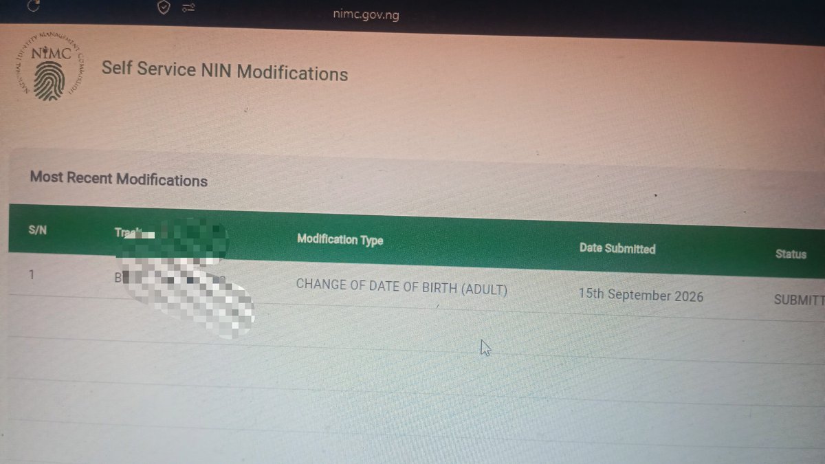 ninandnysc's tweet photo. ✅ NIN CHANGE OF DATE OF BIRTH

We are pleased to announce that the N.I.N Date of Birth Modification was successfully 

📌 Professional • Reliable • Trusted

Need to modify your NIN details?
📩 Message us today for more information.

#NINModification #nysccamp #nysclagos  #NIN https://t.co/uvnsxX2pvt