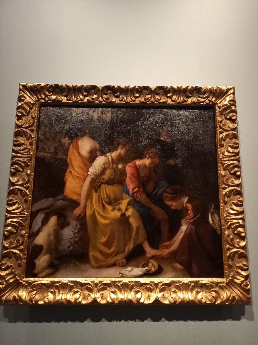 ksj_0329's tweet photo. フェルメール展行ってきました～✨️
凄い人だったけど思ってたより
ゆっくり見れて大満足😊
美しかった～～✨️ https://t.co/zSvoZNqIpq