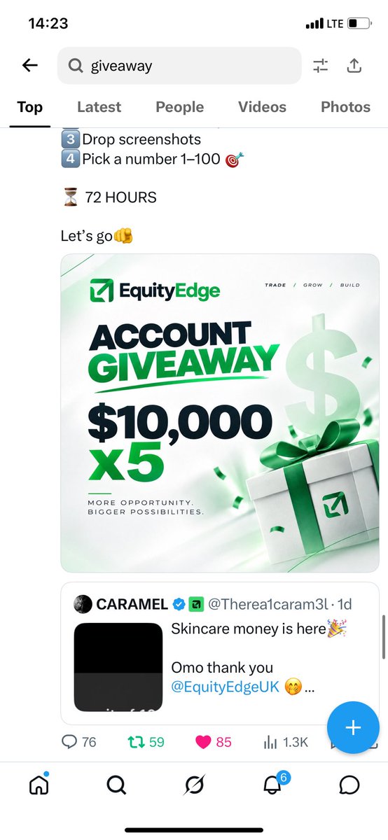 Chelseatalkstv's tweet photo. @Therea1caram3l @Danieltrades @berkayglife @EquityEdgeUK @Just_Kizzyfx All task done ✅ 
I pick number 16 ✅ https://t.co/Rq5CdtFjO9