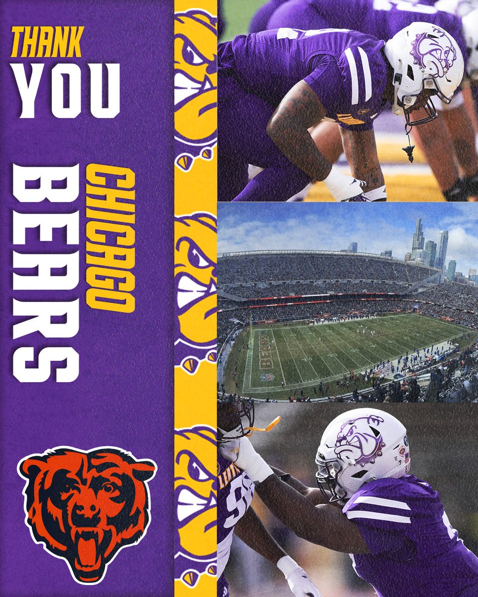 WIUFootball's tweet photo. Thank you to the Chicago Bears for taking the time to come out to Macomb! ✈️

#GoNecks | #OneGoal | #ECI https://t.co/ZJX8rimhkl
