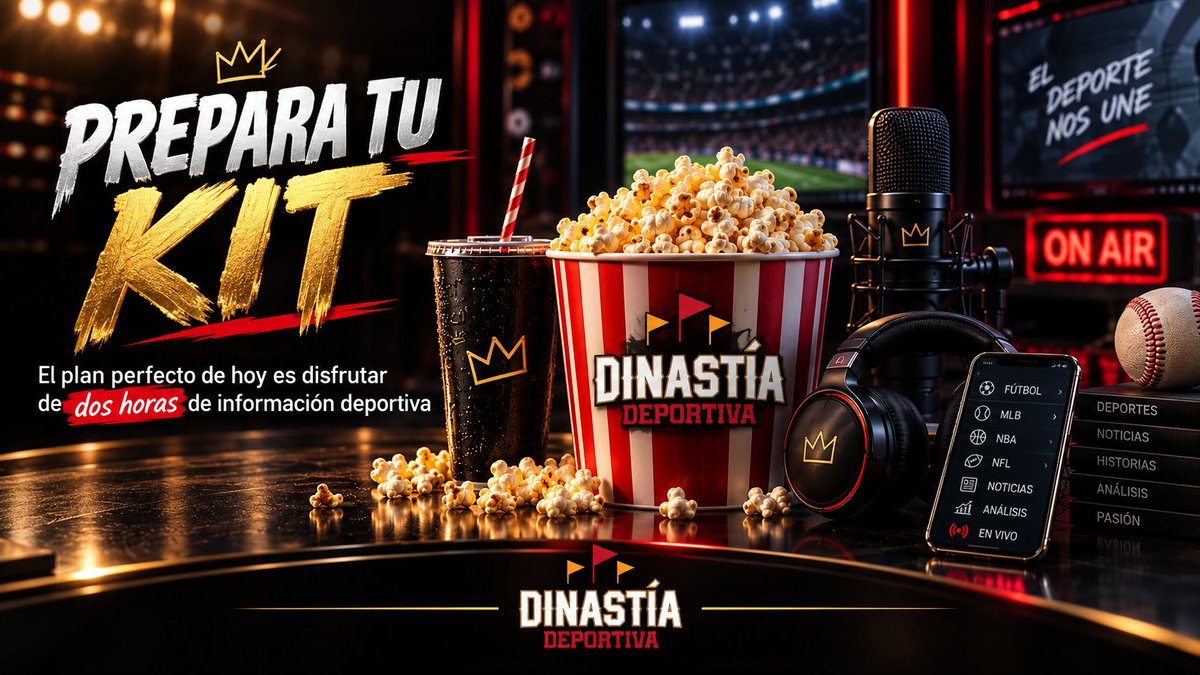 dinastiaradiord's tweet photo. Hoy yo soy ustedes y me quedo tranquilito en casa con un KIT en mano, disfrutando de lo que traemos hoy a las 2 por Dinastía Deportiva.

Suscríbanse a nuestro canal, activen la campana y así reciben la alerta de lo que traemos hoy. ¡La verdd será dicha!

https://t.co/AcZB06kvBC https://t.co/mDgk1RUyE1
