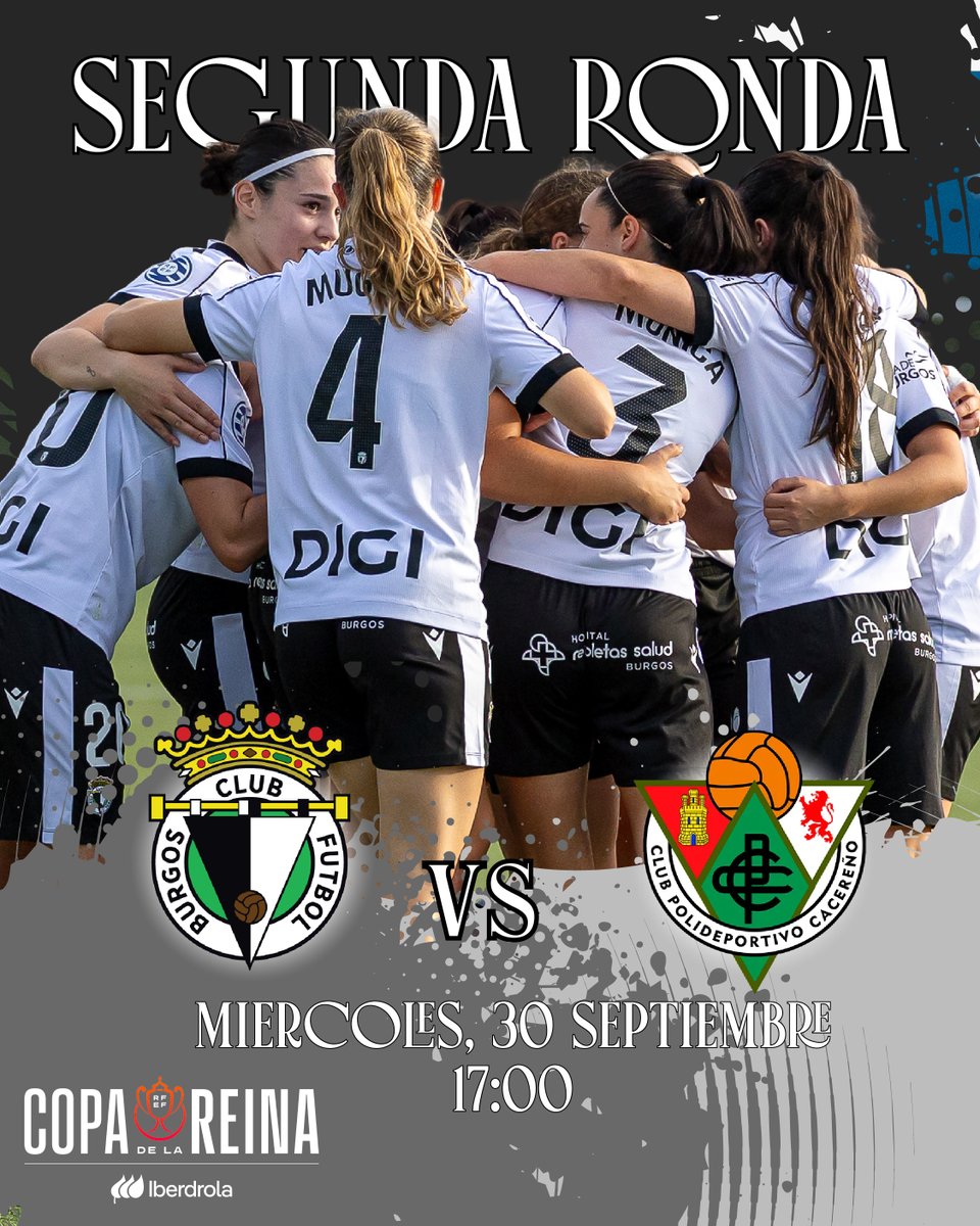 bcffemenino's tweet photo. 🏆 ¡𝙔𝘼 𝙏𝙀𝙉𝙀𝙈𝙊𝙎 𝙁𝙀𝘾𝙃𝘼 𝙋𝘼𝙍𝘼 𝙇𝘼 𝘾𝙊𝙋𝘼!

📅 Miércoles 30 de septiembre
🕔 17:00 h

Las nuestras ya tienen marcada en rojo su primera cita copera. 🔥⚽️

🖤🤍 Afición, os esperamos. ¡Juntos queremos vivir esta Copa!

#FemeninoBCF https://t.co/qMLQy3ByRw