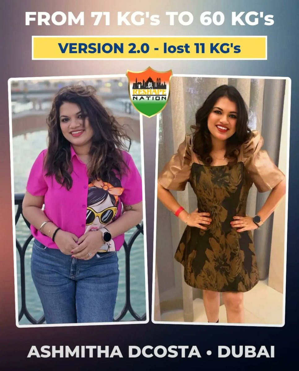 HaydeeMizej9e4's tweet photo. From 71 kg to 60 kg—an 11 kg transformation. Confidence restored, energy boosted, and lifestyle upgraded. Ashmitha trusted the process, stayed consistent, and followed the right guidance. Limited slots for the next batch—filling fast. https://t.co/3cngA87QqA