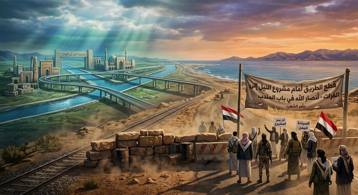 MORADALAMD36419's tweet photo. اليمن.. حين تُسقط  صنعاء معادلات قرنٍ كامل من الهيمنة البحرية!
​لم تكن المعركة يوماً مجرد "ردع عسكري" أو مواجهة موضعية، بل هي صراع على قلب جغرافيا العالم. من يقبض على باب المندب
​#اليمن #صنعاء #باب_المندب #البحر_الأحمر #السيادة_الوطنية #المعادلات_الجديدة https://t.co/WcXzAQPXlP