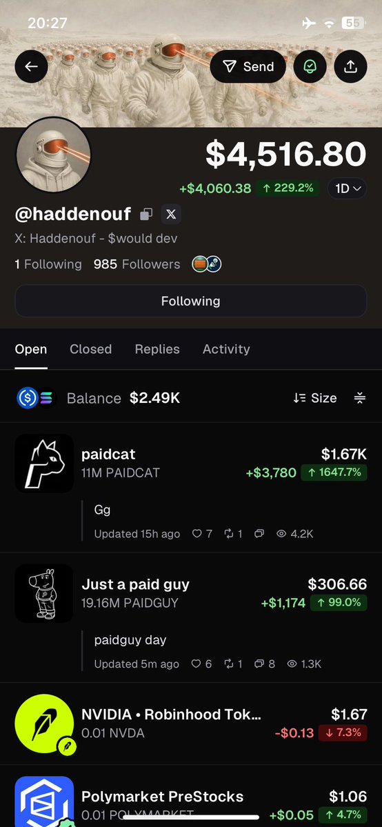 DelonTyt's tweet photo. @HaddEnouf wish me luck 

thanks you @HaddEnouf 

B6GVmyc3QHD5H4MeCxDjc2kRDe8KSZ6sHPhyYvQm9iq https://t.co/n6nzVpEl9W