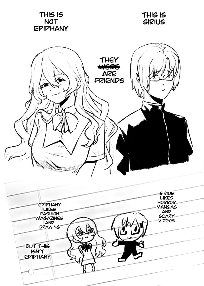 TpThalio's tweet photo. Redesigned my mcs for a new manga https://t.co/jqY0pZeJ6u