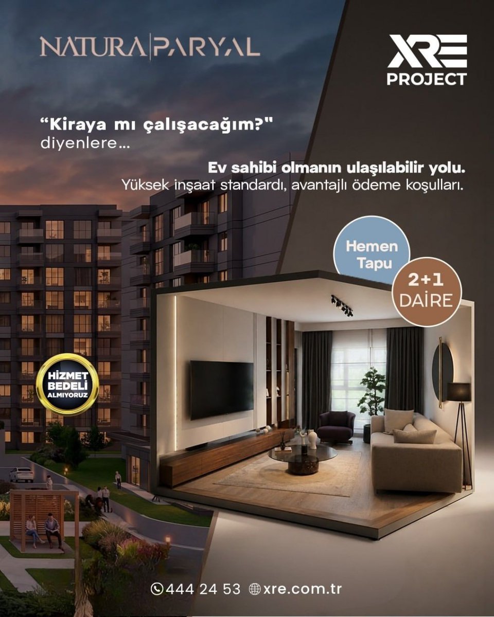 xreproject's tweet photo. Komşu manzaralı, modern tasarımlı daireler sizi bekliyor! 🌆 NATURA PARYAL projesiyle kaliteli yaşamın kapılarını aralayın. Hemen bilgi almak için 444 24 53'ü arayın. #NaturaParyal #XREProject #emlak #gayrimenkul #istanbul #satılıkdaire #yatırım #istanbulemlak https://t.co/jeoPPOYsYw