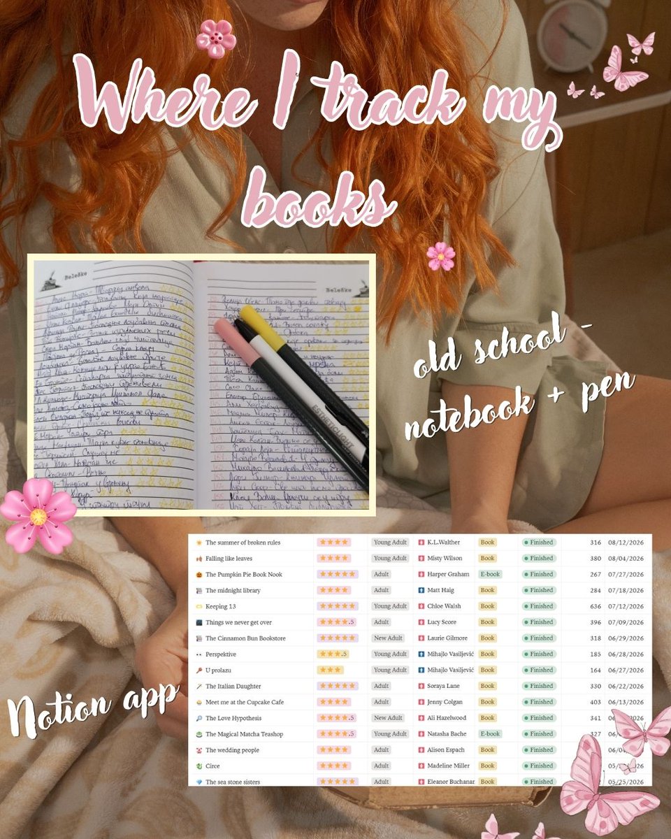 KaleighWacnek's tweet photo. Checking in on my 2026 reading goal: 50 books down, 5 to go. With four months left, I’m honestly shocked to be this close already. How many have you read so far this year? Tell me below. https://t.co/FUJXEoT1rt