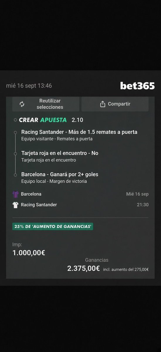 Dualtip2's tweet photo. canal en la bio con más cómo estás 🎯
#laliga #bet #stake #barca #lamine #racing #apuestadeportiva https://t.co/QbY1PNUg1B