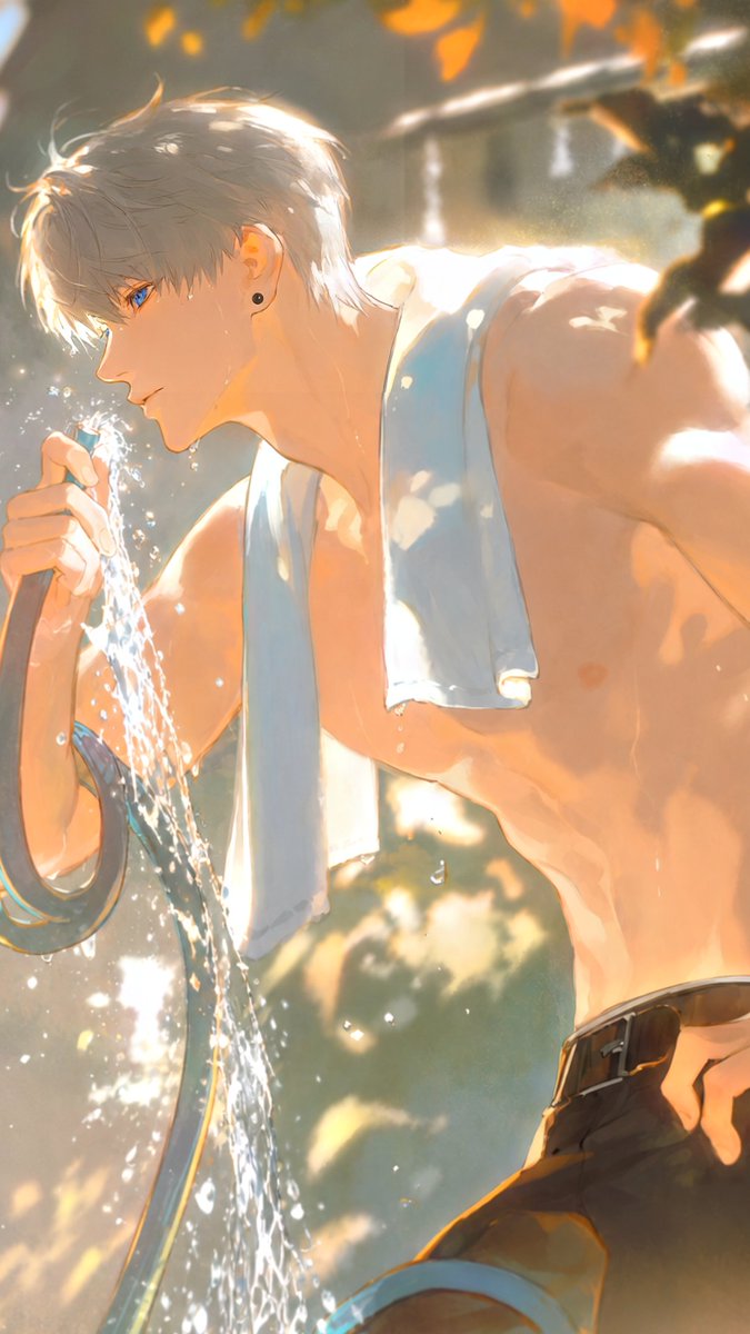 nyakoNyaNyami's tweet photo. The summer i turned pretty
 #Xavier #セイヤ #PixAITsubakiV3 https://t.co/qBwlJ8BN3b