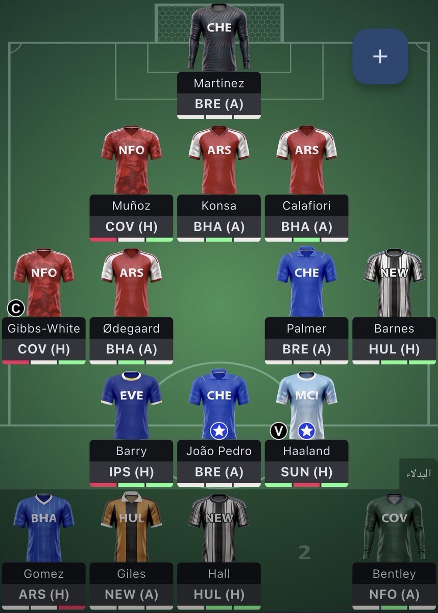 yousifk26's tweet photo. @FPLModmen اعطيني رأيك واقتراح لو وجد؟؟
+ عندي فكرة مجازفة تربل جيبس وايت🥶 https://t.co/3RLnX66Ye0