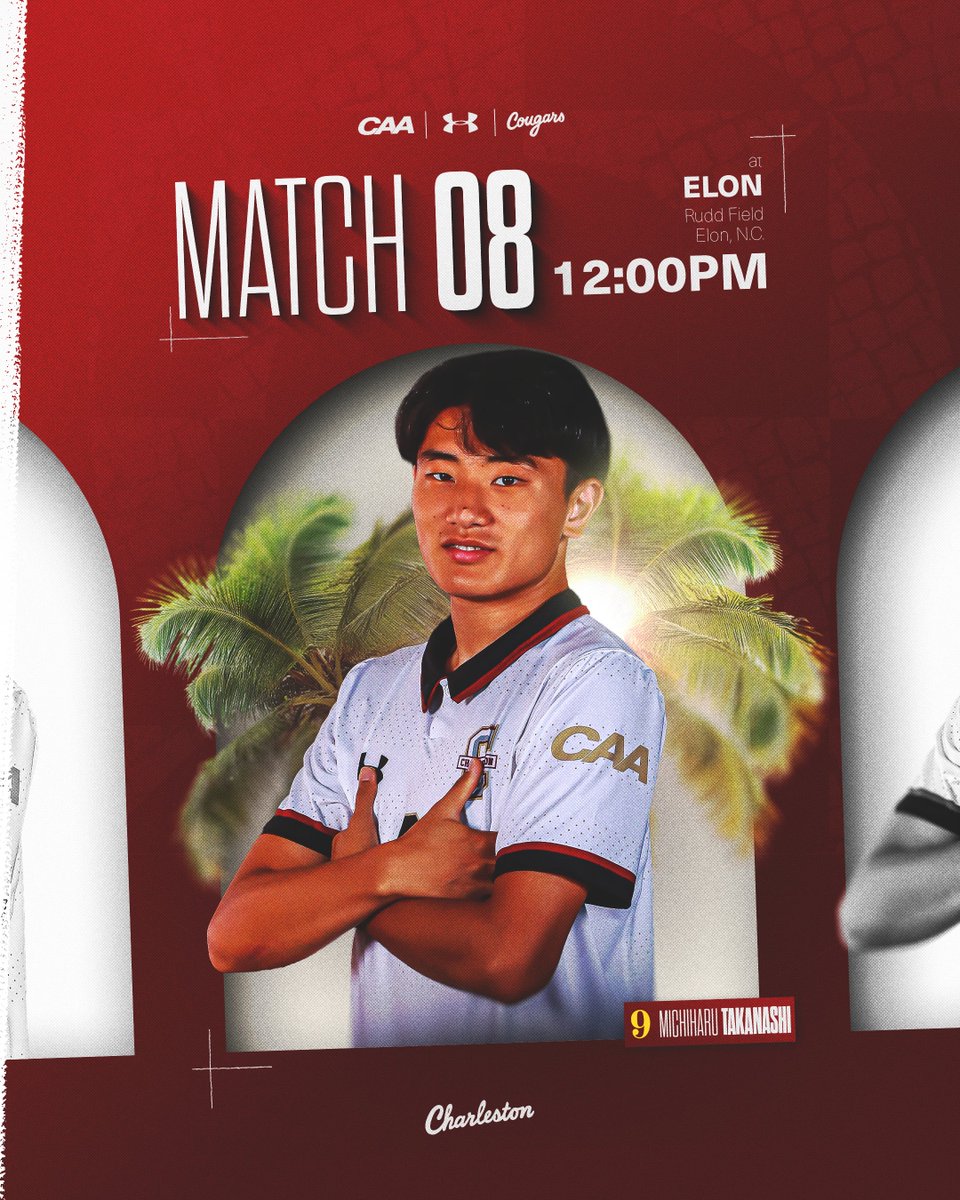 COFCSoccer's tweet photo. Go time 🐾

🆚 Elon
⏰ 12:00 PM
📍 Elon, N.C.
📺 @FloFC_ 
📊 https://t.co/VkVqKokng1

#TheCollege 🌴⚽️ https://t.co/gxjOoPlSJ2