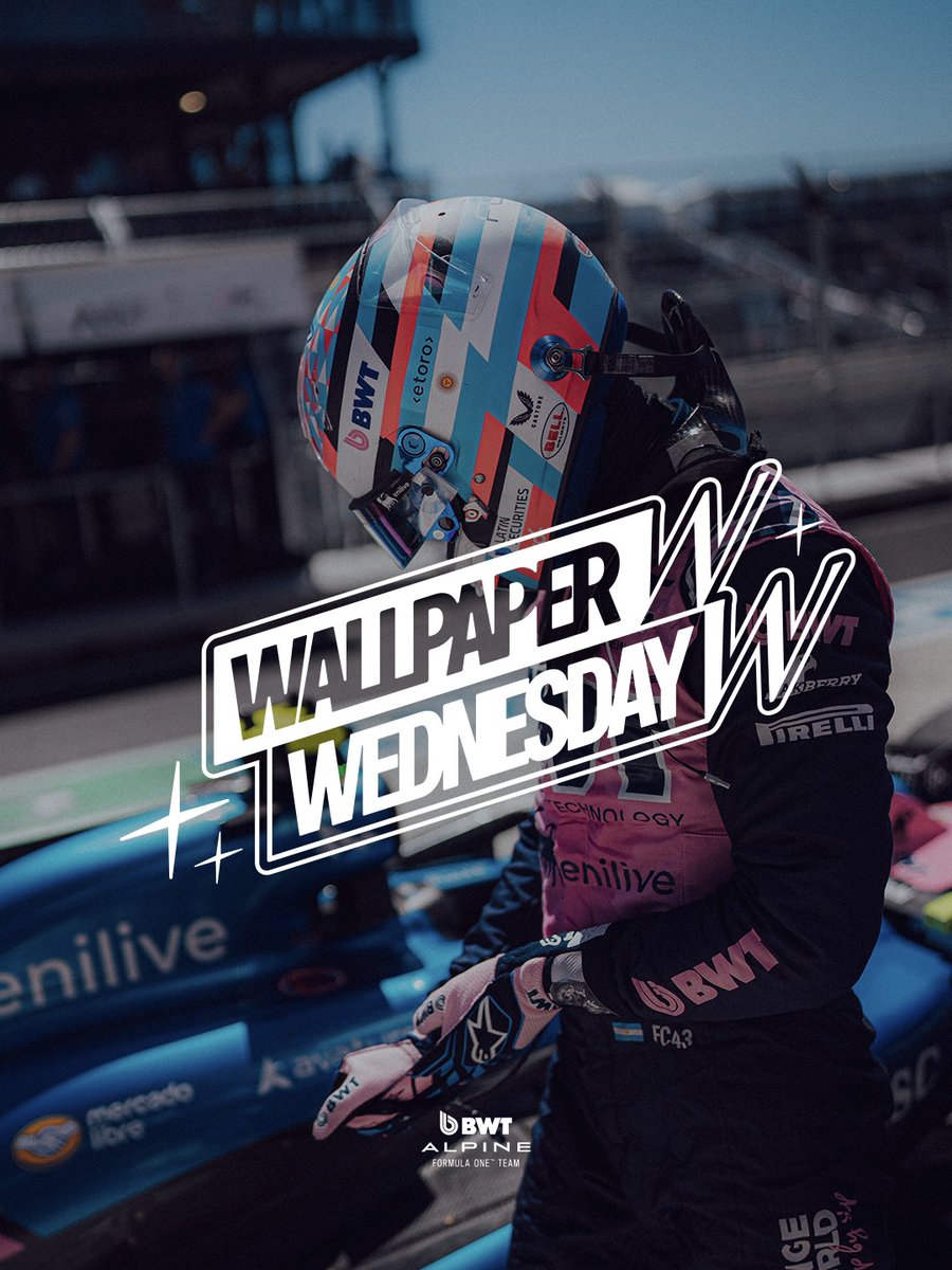 AlpineF1Team's tweet photo. A double dose of wallpaper freshness 🇮🇹🇪🇸 https://t.co/rz5VzXeRG8