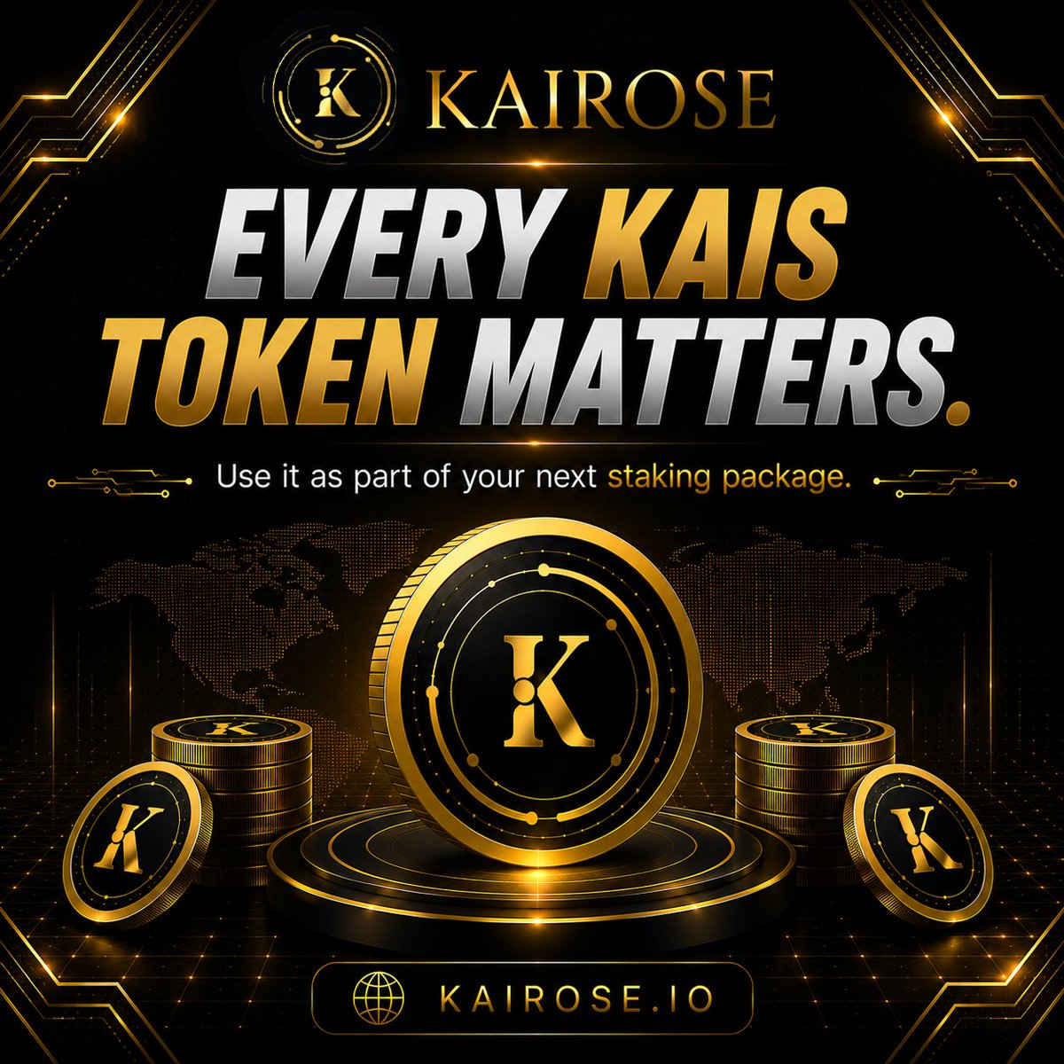 kairoseDAO's tweet photo. Every KAIS token adds value to your next staking package. #KairoseDao https://t.co/lOhB7CZCwE