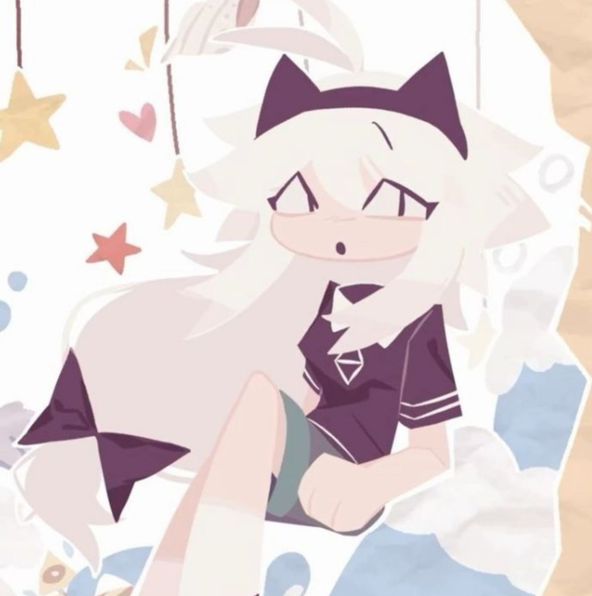 _Claire__FPE_'s tweet photo. 🍁: "Look Claire, she really looks like you!"

🎀: "Meow." https://t.co/W337a9g9FX