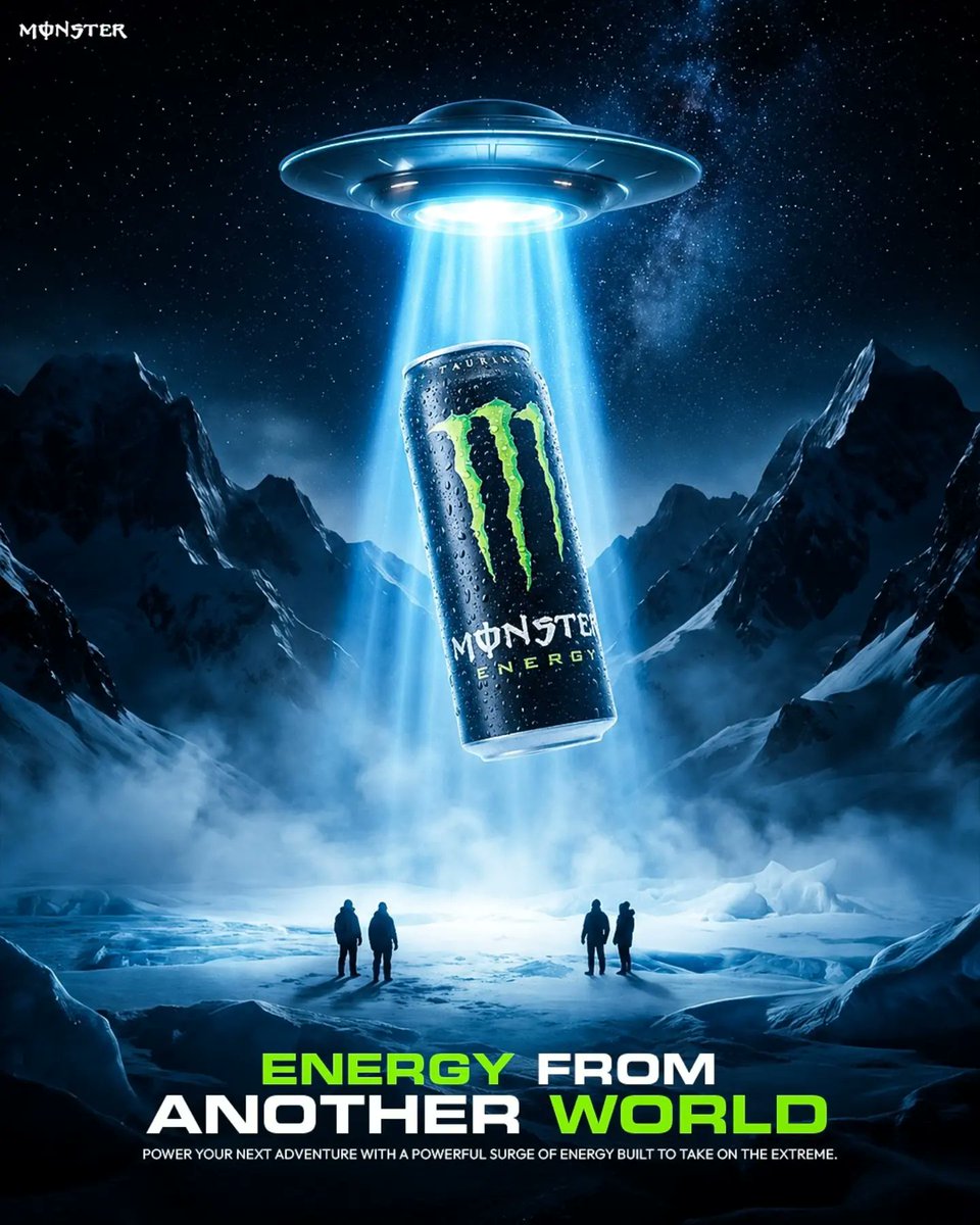 ArceliaCiuwi's tweet photo. A concept built around one idea: power that feels otherworldly. Let’s create something this bold for your brand. DM me. Monster Energy https://t.co/ETWqf8Bdst