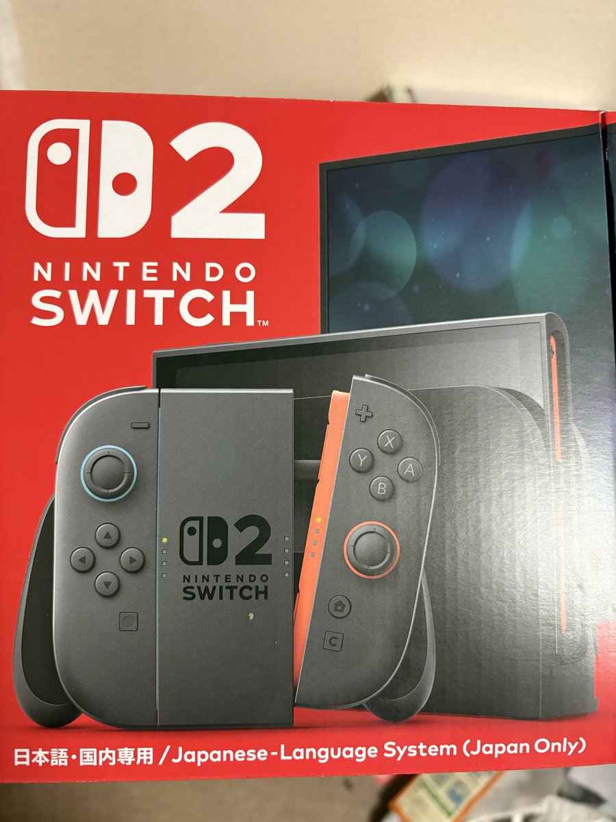 omoryosan's tweet photo. FEのためにSwitch2買ってやったぞ…！ https://t.co/AbCYj1ux8q