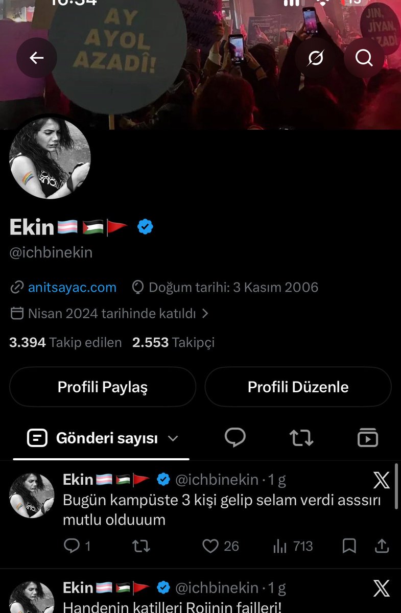 Syrlpglnnnn's tweet photo. Ben ekin hesabım askıya alındı yeni hesabım burası paylaşır mısınız https://t.co/ulQeQEKsck