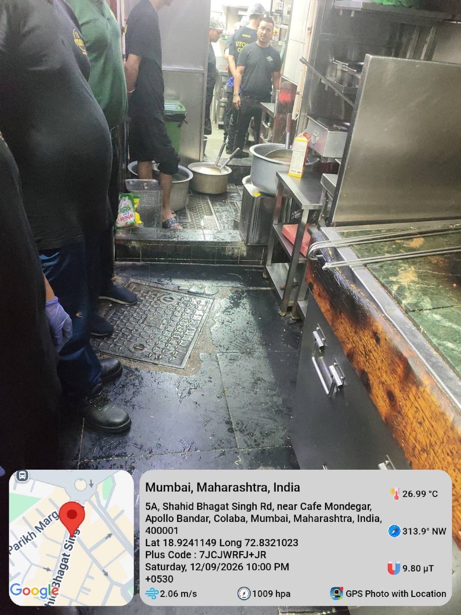 richapintoi's tweet photo. The FDA today released visuals of Colaba’s Café Mondegar whose license it has suspended. https://t.co/Pkblxbyla2
