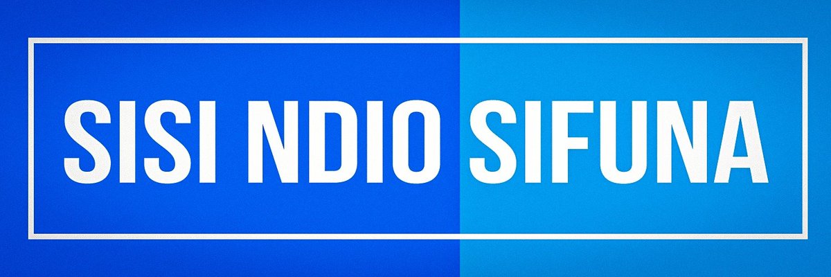 abbiezuena's tweet photo. This is for all Sifunas! So that we can identify each other.
Lets take up the challenge to change our Twitter Banner to our reflect our  #SisiNdioSifuna Brand. Ndio tujuane vizuri. 
Comment with a screenshot of your new profile when you are done.
Twende kazi! https://t.co/c9kfJptOwg