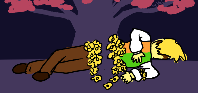 valisconfused's tweet photo. six feet under the flower man #deltaruneㅤㅤㅤ https://t.co/eyw7zHhLFu