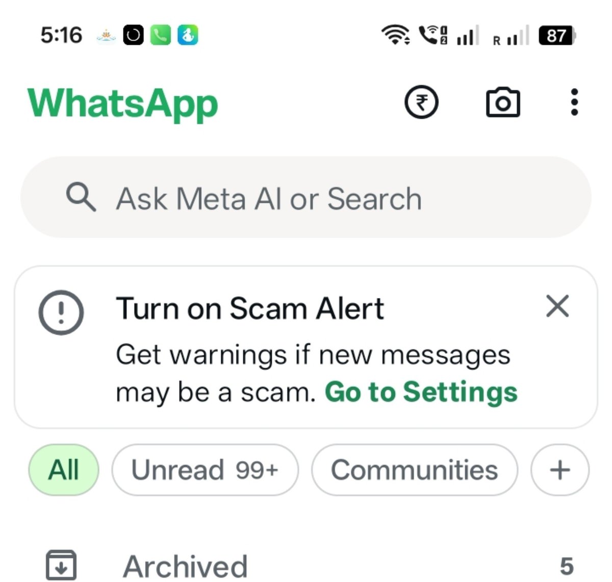 AjayMauryabbn's tweet photo. Did @WhatsApp heard me ? https://t.co/8kQqRFv8LR