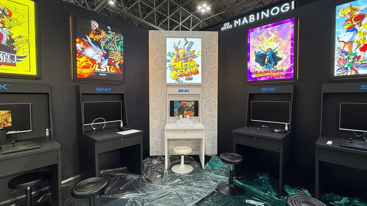16BitsEra's tweet photo. Neo Geo AES+ en el TGS https://t.co/lhQGpy9zQx