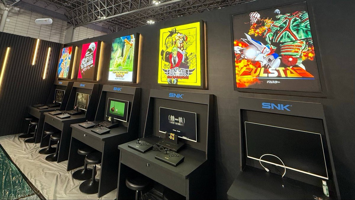16BitsEra's tweet photo. Neo Geo AES+ en el TGS https://t.co/lhQGpy9zQx
