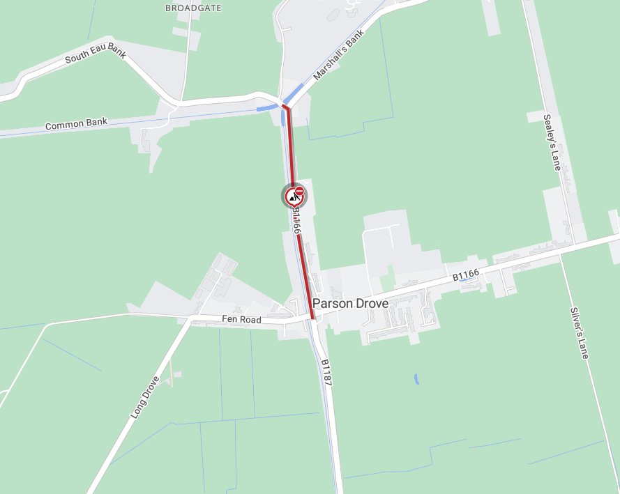 Cambs_Traffic's tweet photo. 🚧ADVANCE NOTICE
#B1166 The Bank, #ParsonDrove will be CLOSED to all motor vehicles on the 23rd - 25th September for carriageway works between the hours of 9:30am - 2:30pm.
More info: https://t.co/S1s9U29eHB https://t.co/PWcIpEZNCJ