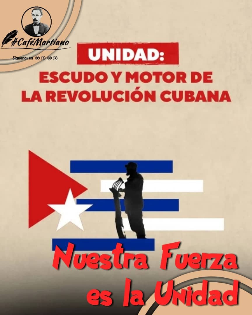 CubacooperaBel's tweet photo. #Fidel: “ Unidad significa compartir el combate, los riesgos, los sacrificios, los objetivos..." https://t.co/7HxTNk3kyW