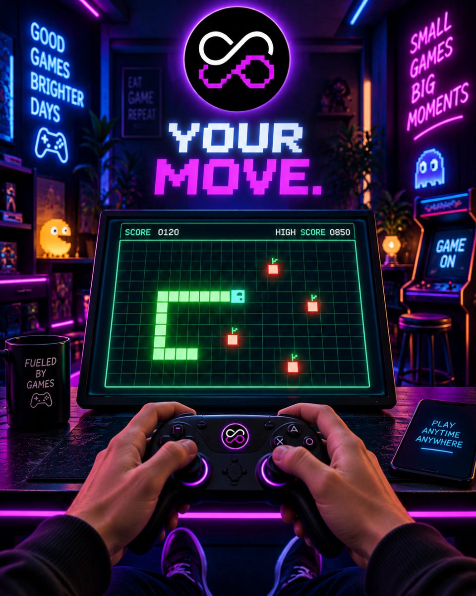 StringArc8's tweet photo. 🐍🎮 YOUR MOVE.

One grid.
Endless possibilities.
Every turn changes the game. 🔥
Stay sharp.
Choose your path.
Make your move. 👀
🎮 Play Now
🐦 Modern: https://t.co/qpXlFuDBj9
👽 Retro: https://t.co/hpyChfBBm0

#SnakeGame #StringArc8 #ArcadeGaming #Gaming #GameOn https://t.co/nCdzdrr4US