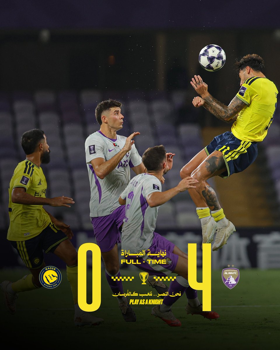 azizhadlaq2010's tweet photo. ستبقى هزيمة #النصر من العين الإماراتي غير مقبولة إطلاقاً.
فنادي صرف عليه مليارات يفترض أن يكون تمثيله للكرة السعودية أفضل من ذلك بكثير. لا أن يتلقى هزائم غير لائقة.
سمعة الكرة السعودية أكبر وأهم من أي مجاملة لأي فريق. 
لقد كان كافياً من تشويه للكرة السعودية مافعله الموسم الماضي عندما خرج من بطولة آسيا 2 بخفي حنين.