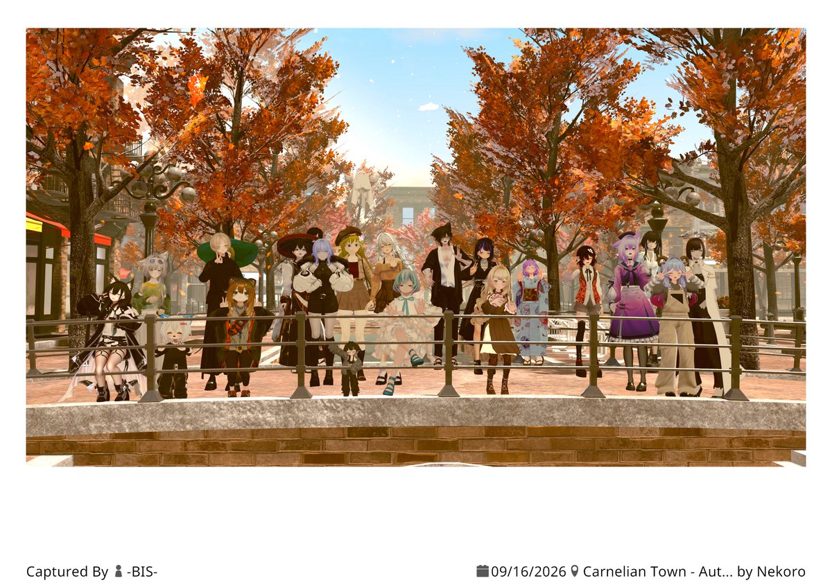dm_avatar's tweet photo. 秋フォト撮影会、楽しんでいただけましたでしょうか？
ご参加いただいた皆様、ありがとうございました☺️

様々な撮影のポイントを教えていただきました🍁✨
BISさんありがとうございました✨ https://t.co/sCcCmnodUv