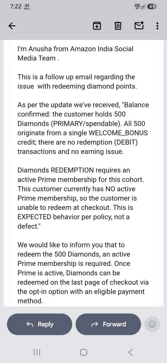 dthtricksworld's tweet photo. @AmazonHelp wah @amazonIN @AmazonHelp logo ko gajab chutiya banaya. matlab pahle to tumari Prime Membership le or phir apne Diamond ko redemption kare. dub ke mar jao. #amazonscam #amazonscammer #scam https://t.co/u7aN8Z0mH4