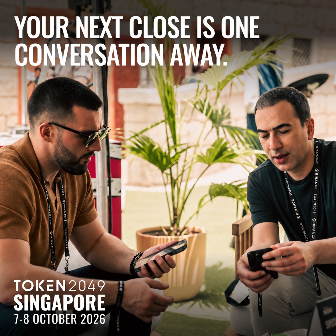 token2049's tweet photo. Follow-ups get ignored. Handshakes don't.

For two days in Singapore, everyone you've been trying to reach is in the same place.

7-8 October. Marina Bay Sands.