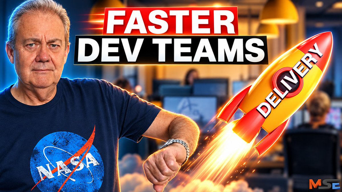 davefarley77's tweet photo. Trying to force your dev team to deliver faster actually slows you down. My new video is out now! I break down why software engineering is a process of discovery, not a factory line, and how to optimise for fast learning instead.

Watch NOW (link in bio) https://t.co/kemV6X9A5q