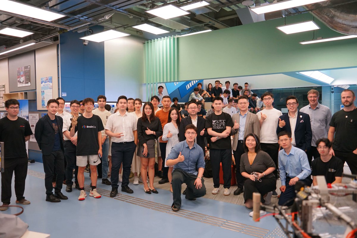 FabricFND's tweet photo. Last Friday in Hong Kong we ran a closed-room working session across the robotics stack: foundation models, data engines, hardware, and on-site deployment.

Researchers and builders flew in from multiple cities for this room specifically. The academic density was high, and the discussion stayed technical: distribution shift, contact-rich control, data pipelines, and the gap between a lab prototype and a system that survives outside campus.

Here is the recap.