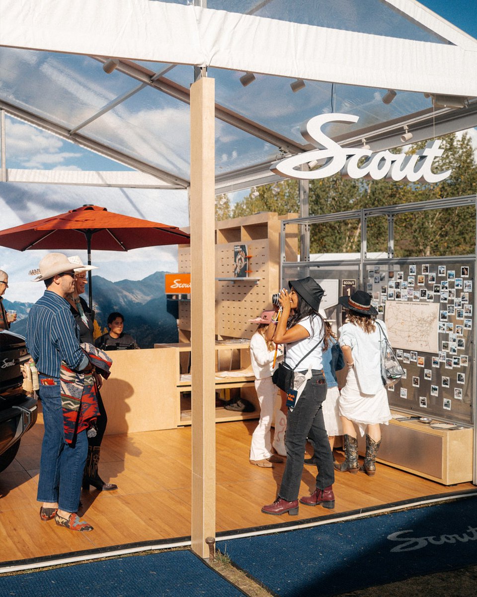MadeFirstTn's tweet photo. Our build for Scout Motors at Jazz Aspen Snowmass 

We love when the project perfectly matches the atmosphere, especially in a beautiful mountain town 🏔️

Client &amp; Design: New Moon
Fabrication: MadeFirst

#aspen #customfabrication #experientialdesign #popup #designbuild https://t.co/2w6WNUTpL2
